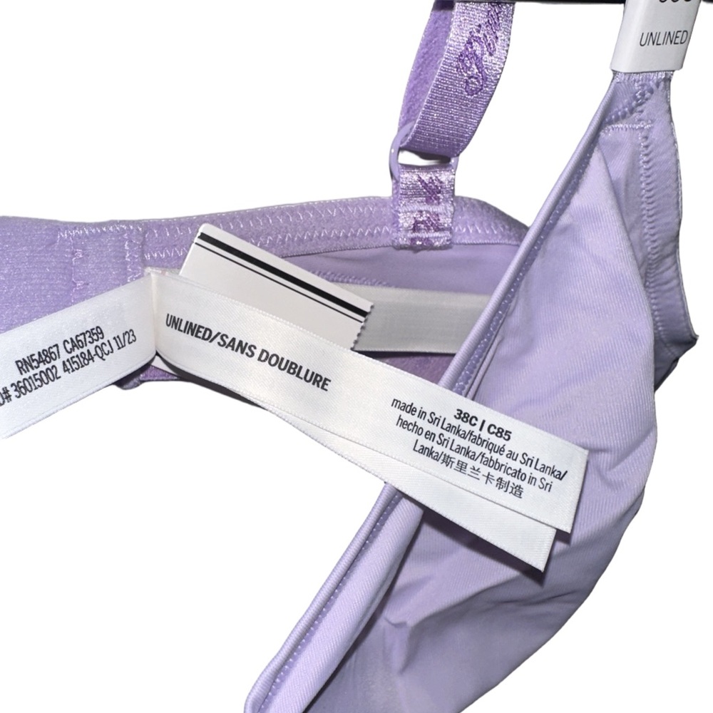 Victoria's Secret Light Purple Unlined Bra - Picture 6 of 7